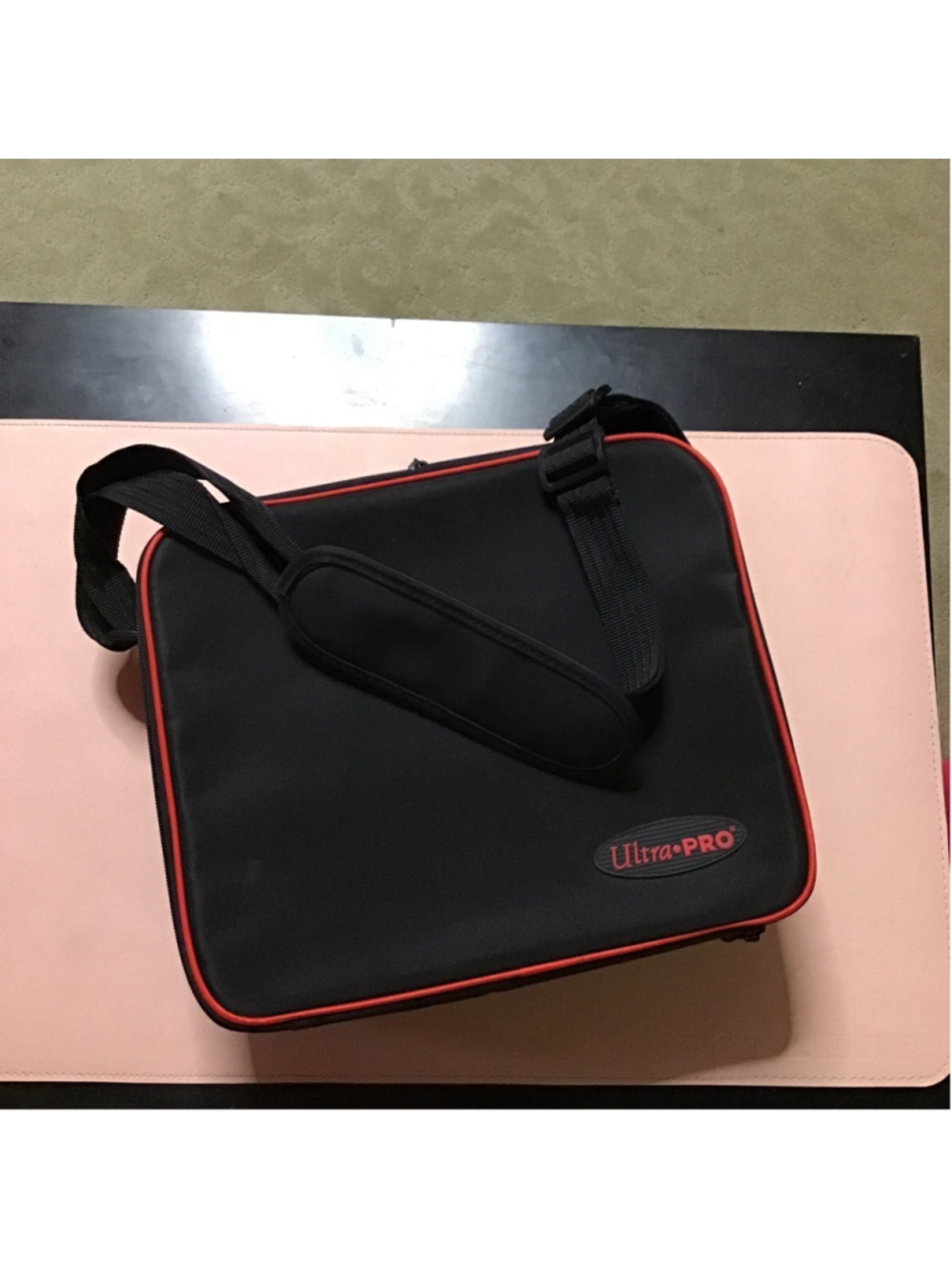 Ultra Pro Black Red Electronics Bag & Case With Dividers